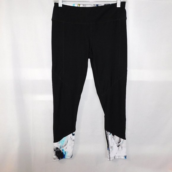 Layer8 Womens S Qwick Dry Crop Workout Activewear  Leggings - Picture 1 of 9